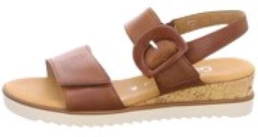 GABOR Dames 752 Maat: 40 Materiaal: Leer Kleur: Camel - Foto 6