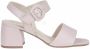 Gabor Rode Leren Sandalen met Velcro Sluiting Pink Dames - Thumbnail 2