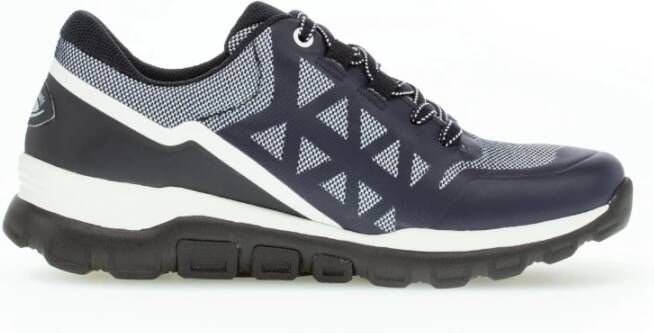 Gabor rollingsoft sensitive 86.989.36 dames rollende wandelsneaker blauw waterdicht - Foto 2