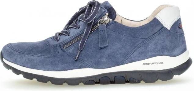 Gabor rollingsoft sensitive 86.968 dames wandelsneaker blauw - Foto 2