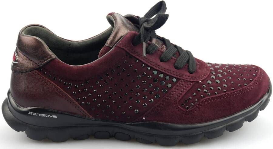 Gabor Sneakers Rood Dames