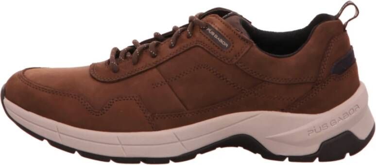 Gabor Sportieve Veterschoen Bruin Brown Heren