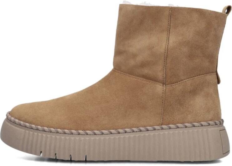 GABOR Enkelboots Dames 542 Maat: 35 Materiaal: Suède Kleur: Camel - Foto 3