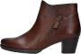 Gabor 603.1 Enkellaarsjes Enkelboots met rits Dames Cognac - Thumbnail 3