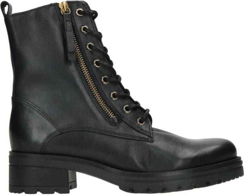 Gabor Stijlvolle Leren Veterschoen Black Dames