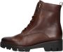 Gabor 776 Veterboots Laarzen Met Veters Dames Cognac - Thumbnail 3