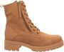 Gabor Beige Suède Veterschoen Beige Dames - Thumbnail 2