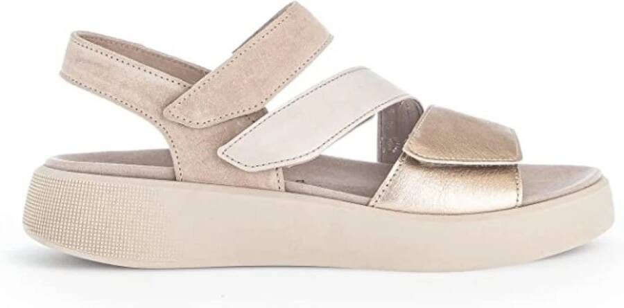 Gabor Stijlvolle Sandalen Beige Dames