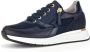 Gabor 448 Lage sneakers Leren Sneaker Dames Blauw - Thumbnail 2