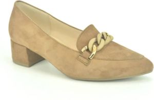 Gabor Taupe daim Moccassin + Tip 3cm Beige Dames