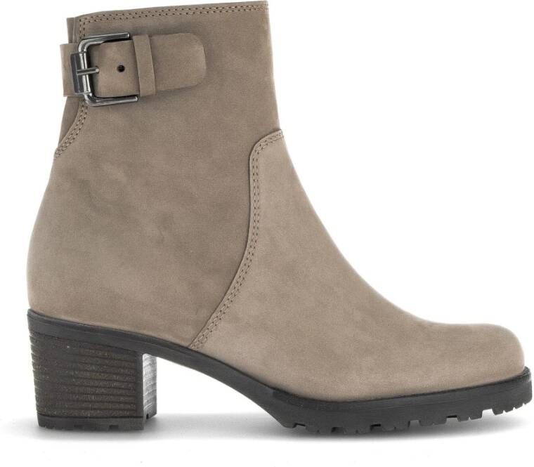 Gabor Taupe Enkellaars Beige Dames