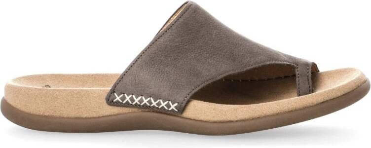 Gabor Teenslippers sleehak zomerschoen dianette met contrastkleurig borduursel - Foto 7