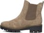 Gabor Taupe Suede Chelsea Laarzen Beige Dames - Thumbnail 2