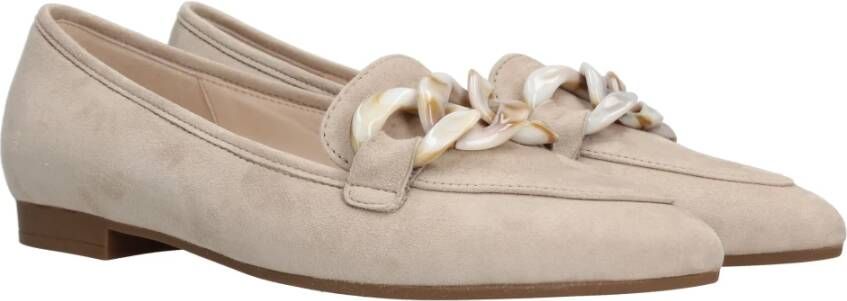 Gabor Taupe Suede Loafer voor dames Beige Dames