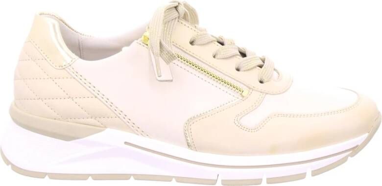 Gabor Taupe Veterschoenen Beige Dames