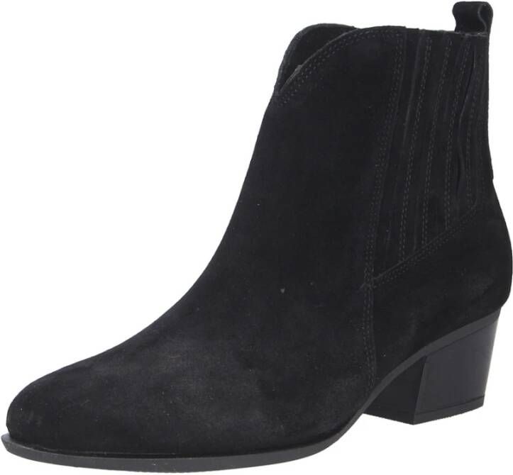 Gabor Trendy Velours Leren Enkellaars