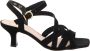 Gabor Velours Sandaal met Trichterabsatz Black Dames - Thumbnail 2
