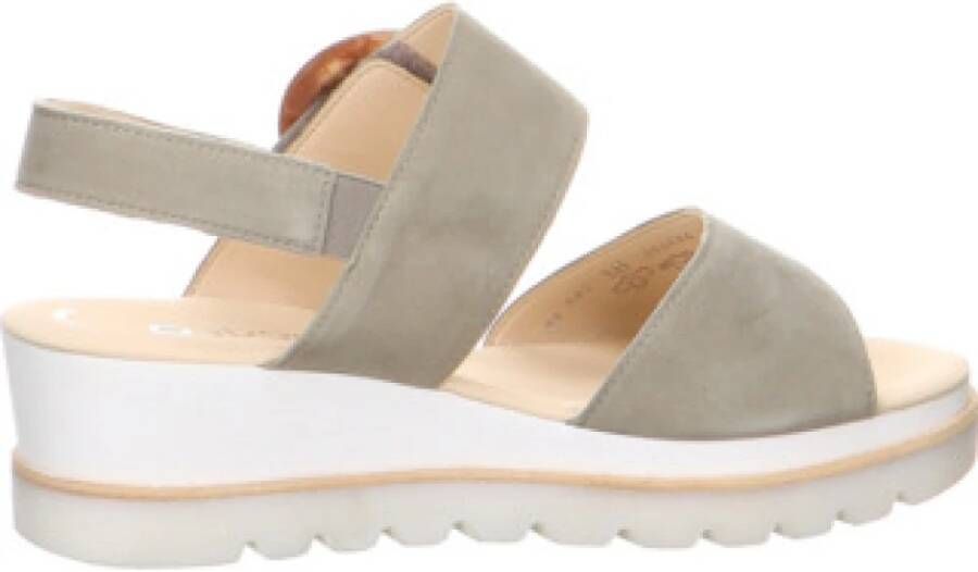 Gabor Velours Sleehak Sandalen Vrouwen Verstelbaar - Foto 4