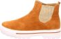 Gabor Velours Leren Enkellaarzen Brown Dames - Thumbnail 1