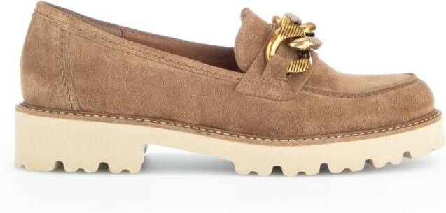 Gabor Mocc Krakeling Profiel Lion Brown G Wijdte Instapschoenen - Foto 2