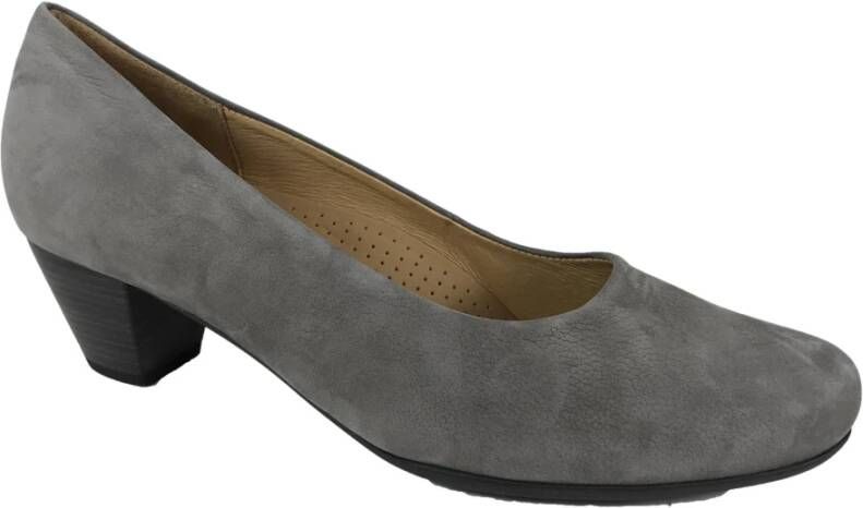 Gabor Verhoog je stijl met khaki en grijze pumps Gray Dames