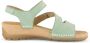 Gabor Verstelbare Velcro Strap Dames Sandaal Groen Green Dames - Thumbnail 1