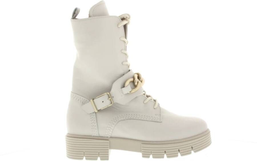 Gabor Enkellaarsjes Dames Laarzen Damesschoenen Leer 92.743.60 Wit - Foto 11