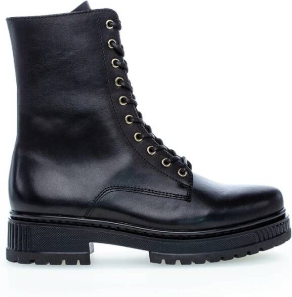 GABOR Veterboots Dames 765.1 Maat: 43 Materiaal: Leer Kleur: Zwart - Foto 10