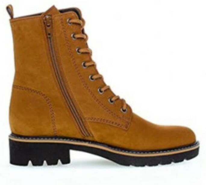 Gabor Bruine Veterschoenen voor Dames