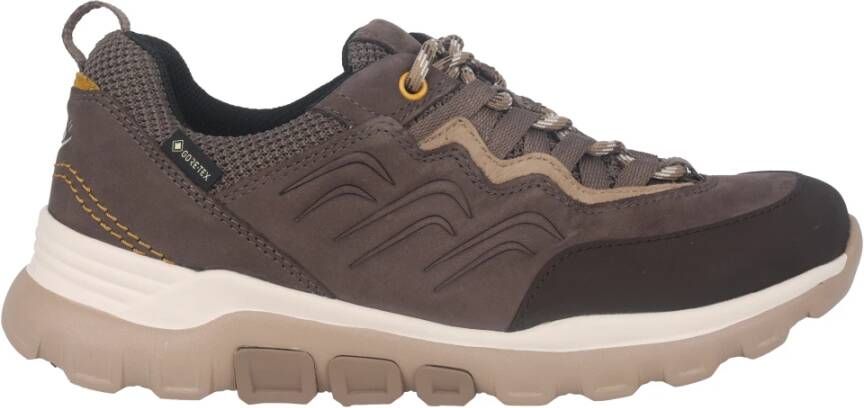 Gabor rollingsoft sensitive 96.927.45 dames rollende wandelsneaker bruin