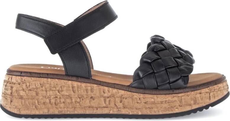 Gabor Wig sandalen voor dames in effen kleuren - Foto 2