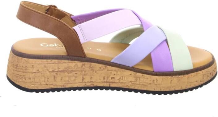 Gabor Comfort dames sandaal Bruin multi - Foto 4