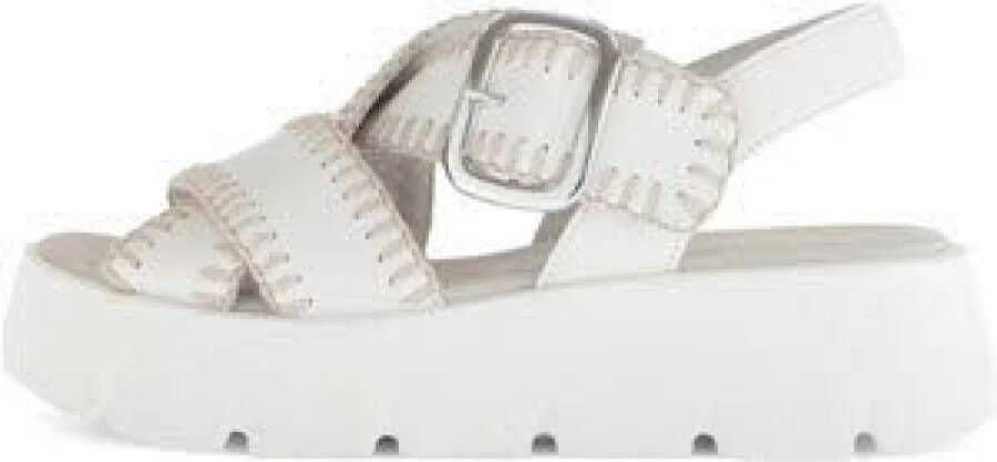 Gabor Wig sandalen voor dames in effen kleur