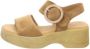 Gabor Wig sandalen voor dames in effen kleuren - Thumbnail 1
