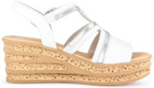 Gabor Sleehaksandaaltjes zomerschoen sandaal keilhak met verstelbare gesp - Foto 2