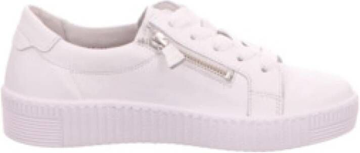 Gabor Witte damessneakers van leer