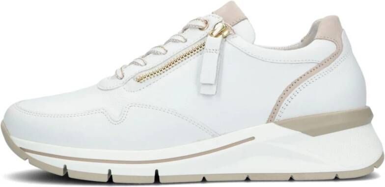 Gabor Witte Lage Sneaker 587 Comfort Collectie