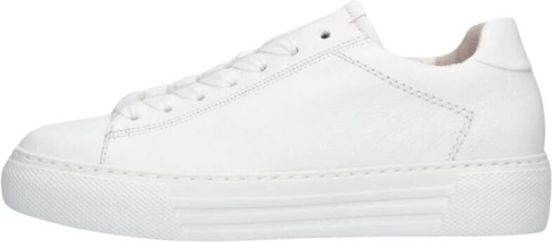 GABOR Lage Sneakers Dames 460.1 Maat: 39 Materiaal: Leer Kleur: Wit - Foto 6