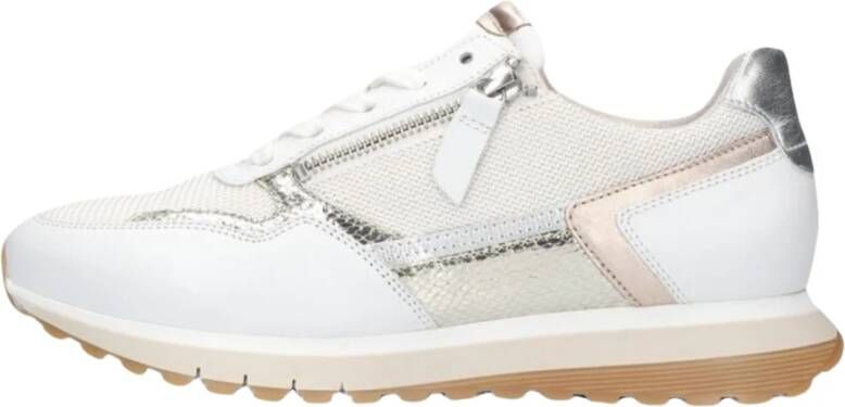 Gabor Witte lage sneakers met chique stijl Multicolor Dames