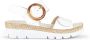 Gabor Witte Leren Anatomische Sandalen White Dames - Thumbnail 1