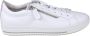 Gabor Witte Leren Dames Sneaker Makkelijk aan te trekken White Dames - Thumbnail 4