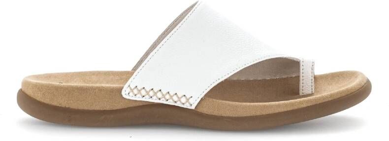 Gabor Teenslippers sleehak zomerschoen dianette met contrastkleurig borduursel - Foto 6