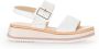 Gabor Witte Leren Sandalen White Dames - Thumbnail 3