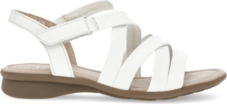 Gabor Witte leren sandalen White Dames