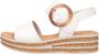 Gabor Witte Sandaal 550.2 Comfort Stijl White Dames - Thumbnail 3