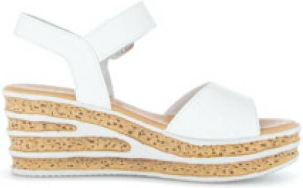 Gabor Sandaaltjes zomerschoen sandaal sleehak met bijzondere hakontwerp - Foto 2