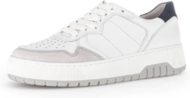 Gabor Witte Veterschoenen White Dames