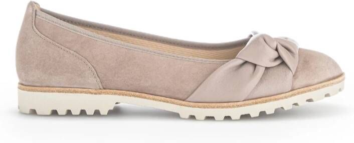 Gabor Zand suède ballerina flats Beige Dames