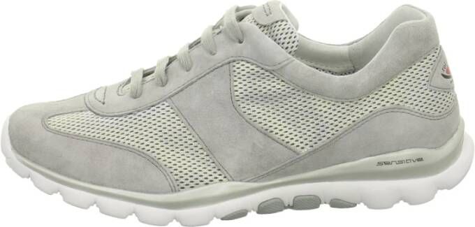 Gabor Zilvergrijze Sneakers met veters