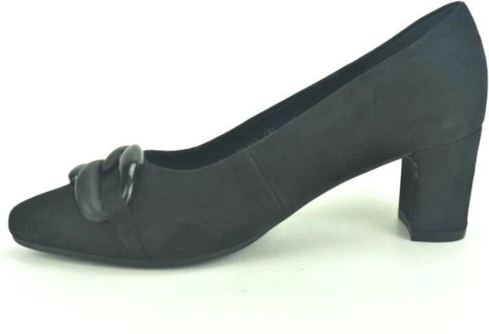 Gabor Zwart daim Pump +Gar. 5cm Zwart Dames